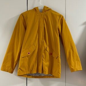 Fatface Kids Rain Jacket, Yellow 11-12yrs